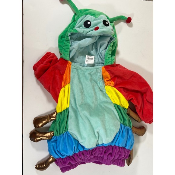TARGET The Very Hungry Caterpillar Costume Kids Hooded Outfit - 12-18 month - Picture 1 of 4